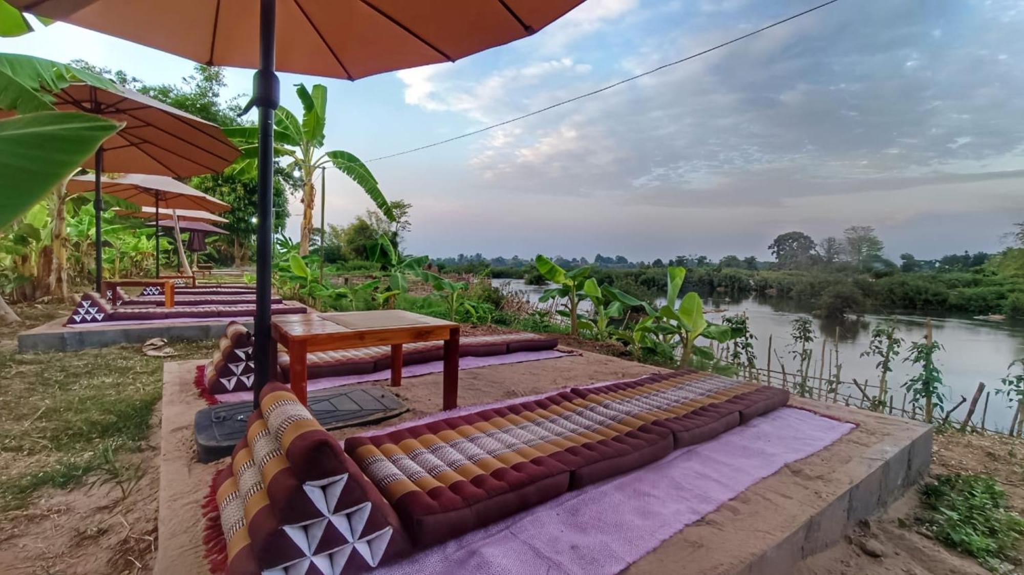 Chanhthida Guesthouse And The River Front Restaurant Ban Khon Zewnętrze zdjęcie