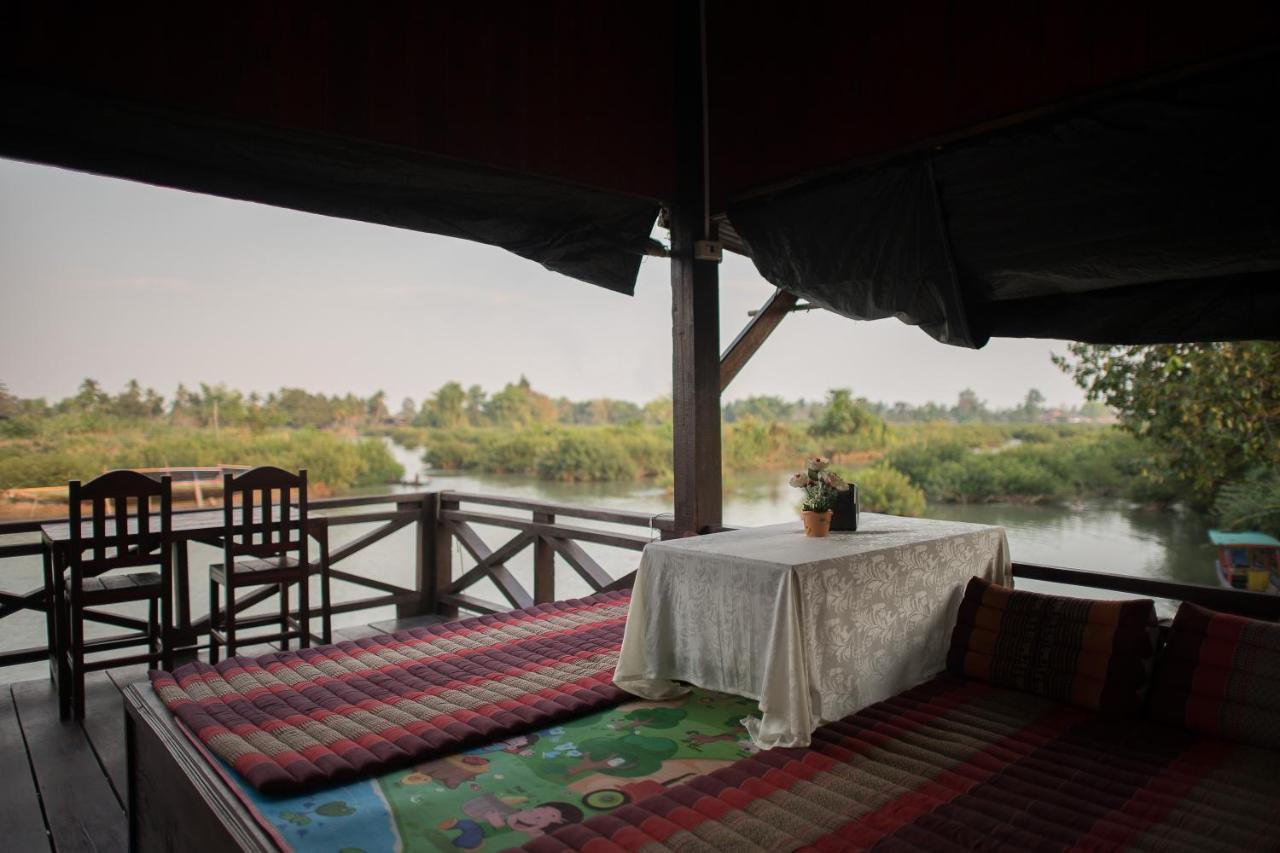 Chanhthida Guesthouse And The River Front Restaurant Ban Khon Zewnętrze zdjęcie