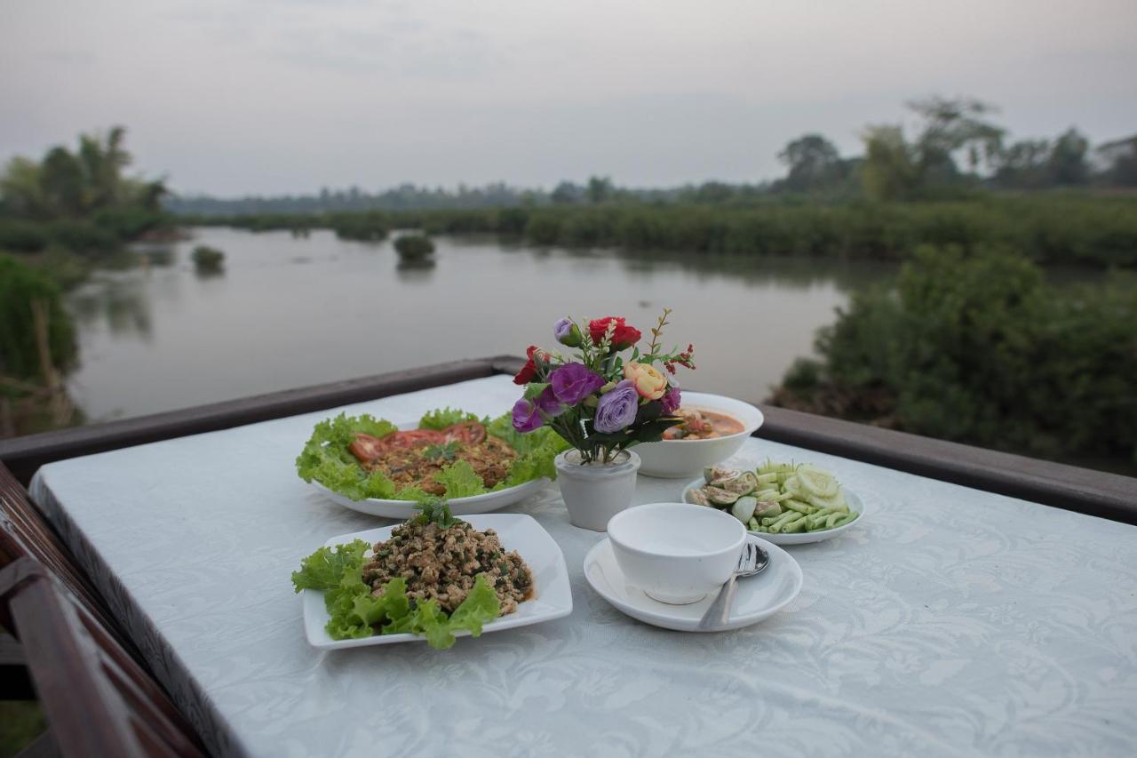 Chanhthida Guesthouse And The River Front Restaurant Ban Khon Zewnętrze zdjęcie